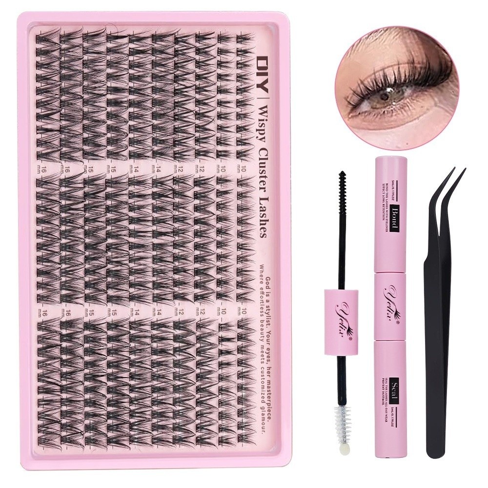 ขนตาปลอมแบบเป็นช่อ ความยาว 10- - Eyelash Extension Look บทวิจารณ์และราคา