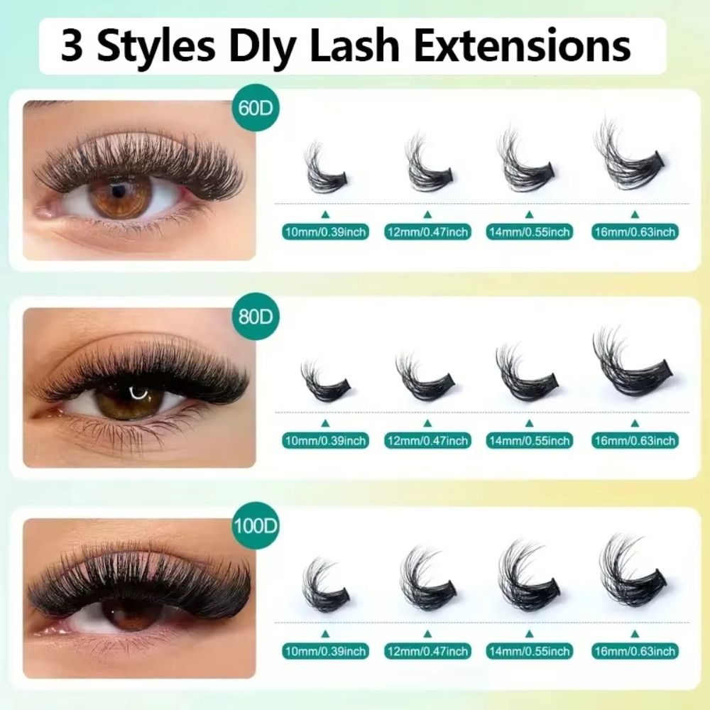 ชุดต่อขนตาปลอมแบบธรรมชาติ ดีไซ - Eyelash Extension Look บทวิจารณ์และราคา