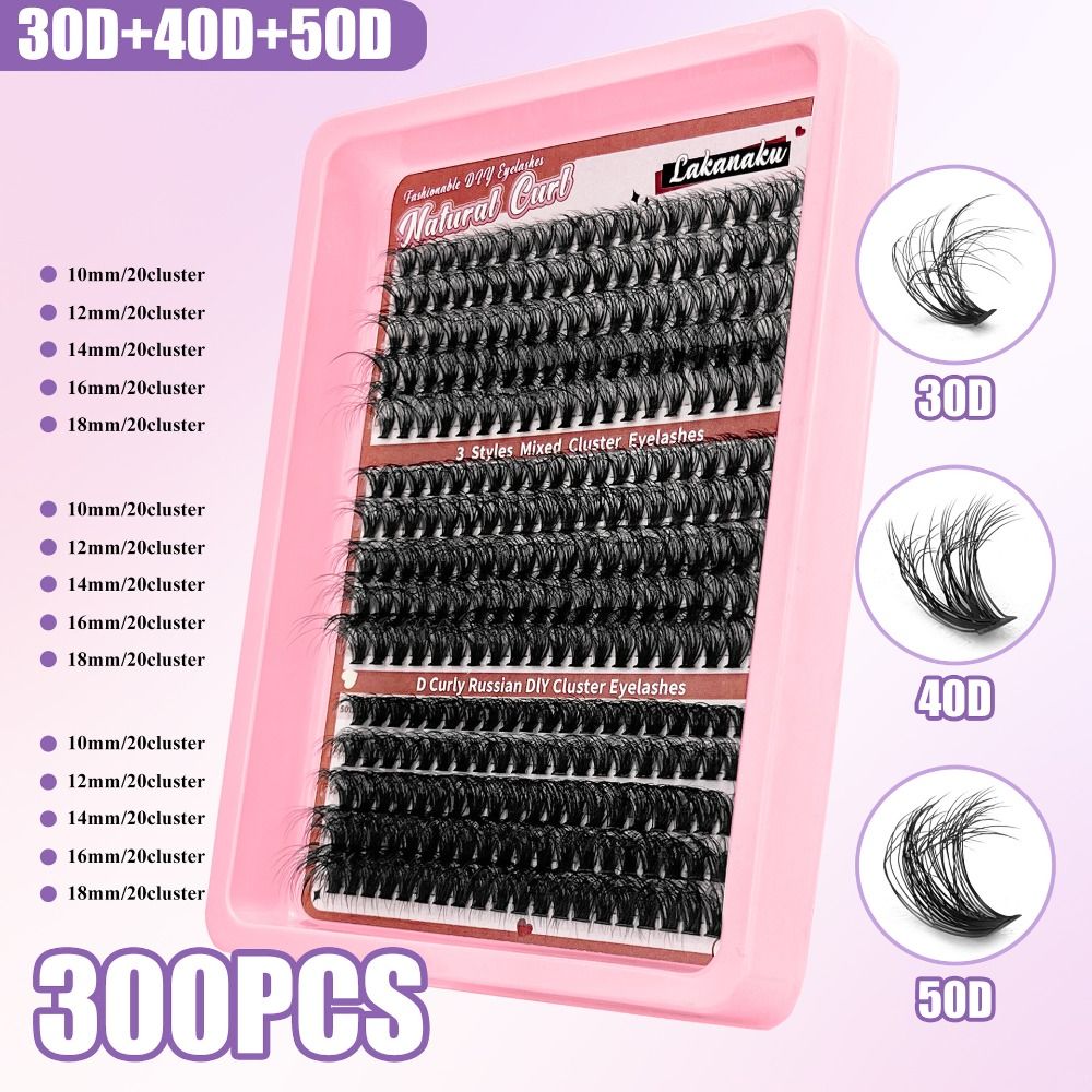 ขนตาปลอมความยาว 9-16 มม. แบบ 3 - Eyelash Extension Look บทวิจารณ์และราคา