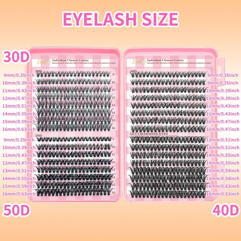 ขนตาปลอมความยาว 9-16 มม. แบบ 3 - Eyelash Extension Look บทวิจารณ์และราคา