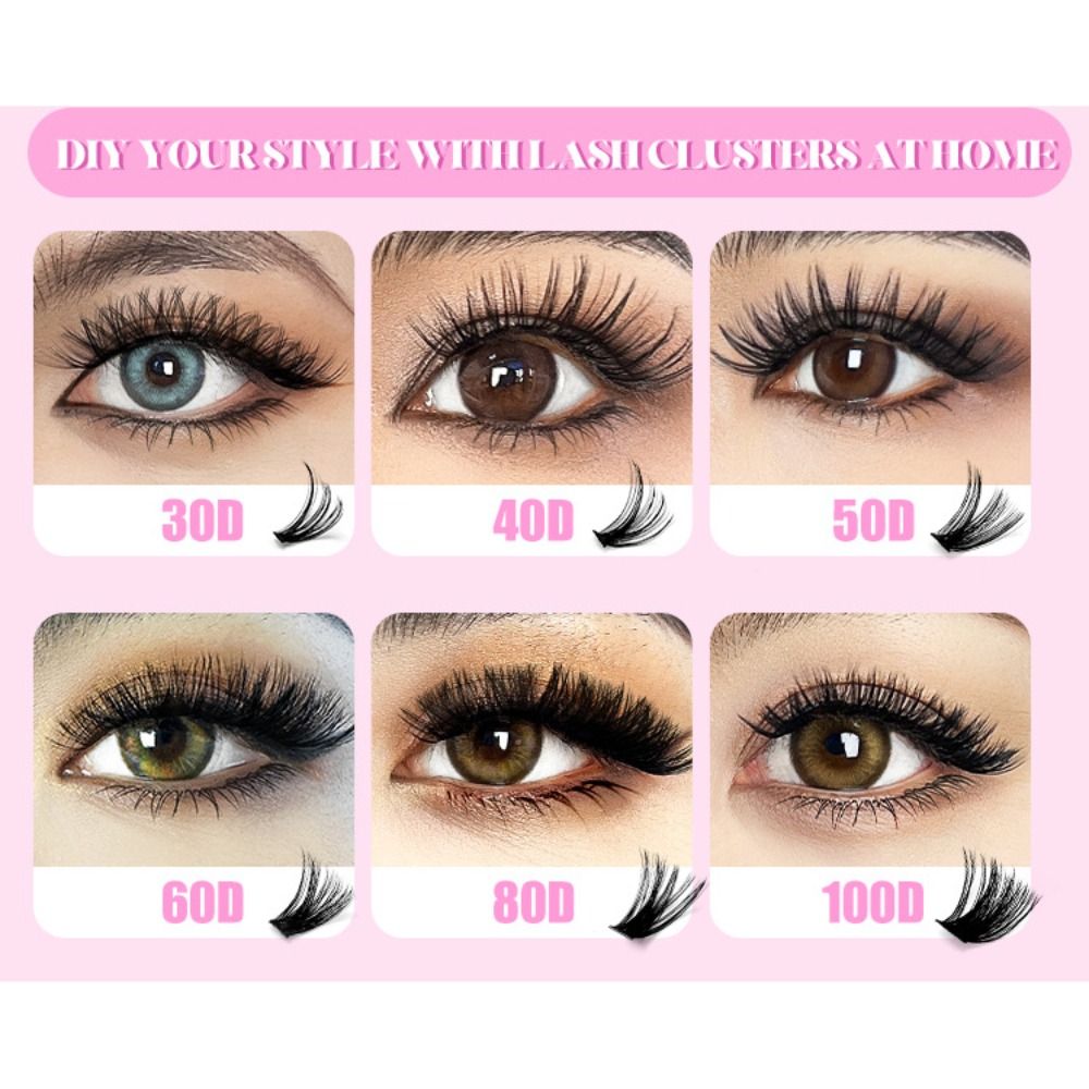 ขนตาปลอมความยาว 9-16 มม. แบบ 3 - Eyelash Extension Look บทวิจารณ์และราคา