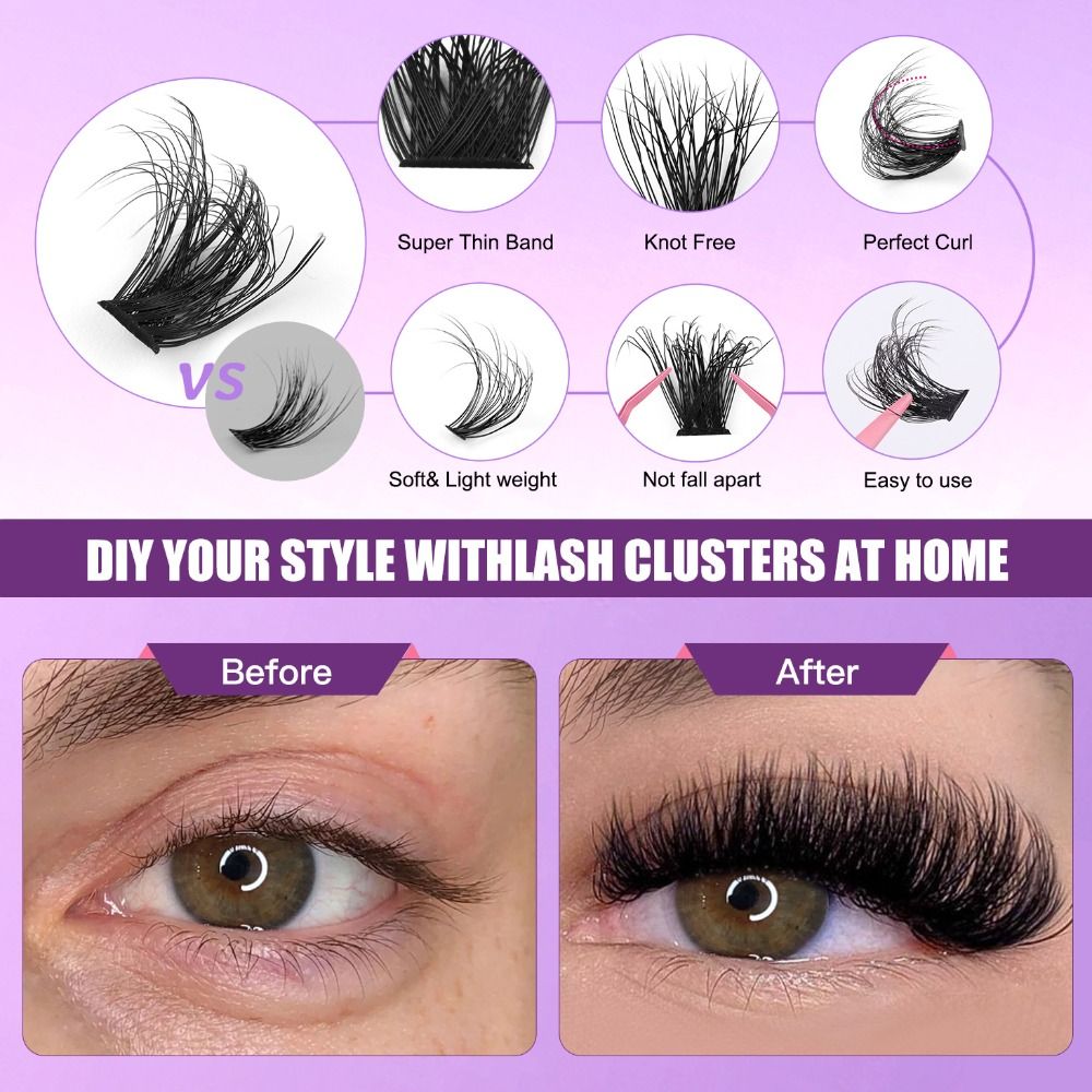 ขนตาปลอมแบบธรรมชาติ ติดแน่นและ - Eyelash Extension Look บทวิจารณ์และราคา
