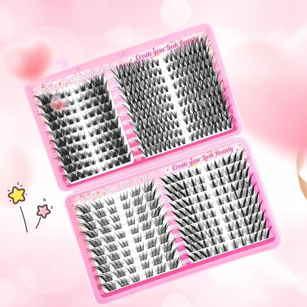 ขนตาปลอมแบบธรรมชาติสีดำ งอน C  - Eyelash Extension Look บทวิจารณ์และราคา